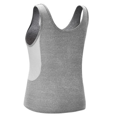 Zhangyunuo Sports Yoga Top Female Fitness Crop Top Gym Workout T-shirts Sleeveless Vest Running Training Clothes For Women