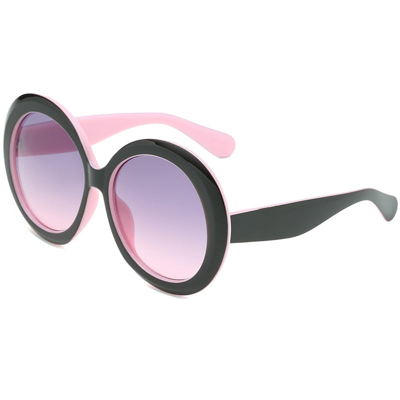 LeonLion Round Oversized Sunglasses Women Oval Sunglasses Women/Men Vintage Glasses for Women Luxury Oculos De Sol Gafas