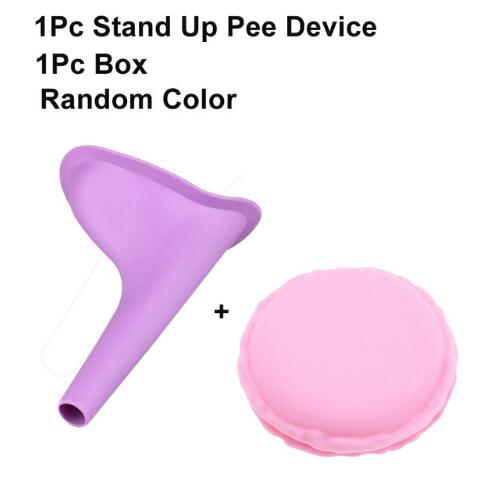 Women Urinal Outdoor Travel Camping Portable Female Urinal Soft Silicone, Disposable  Paper Urination Device Stand Up Pee GYH