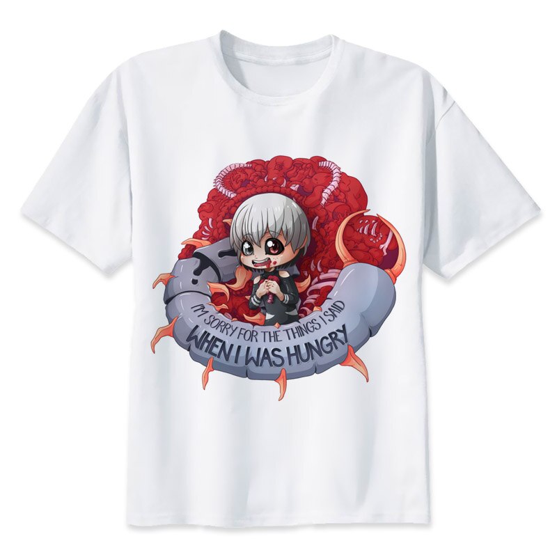 GHOUL t shirt Men anime T-Shirt male KANEKI KEN print t-shirt top Tee Clothes