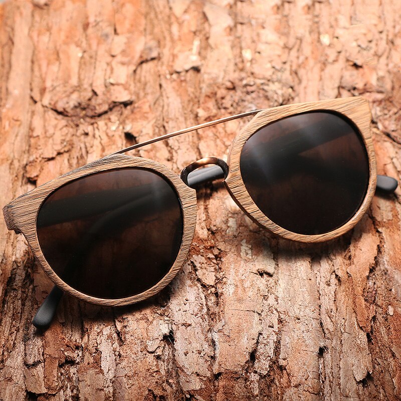New Design Vintage Acetate Wood Sunglasses For Men/Women