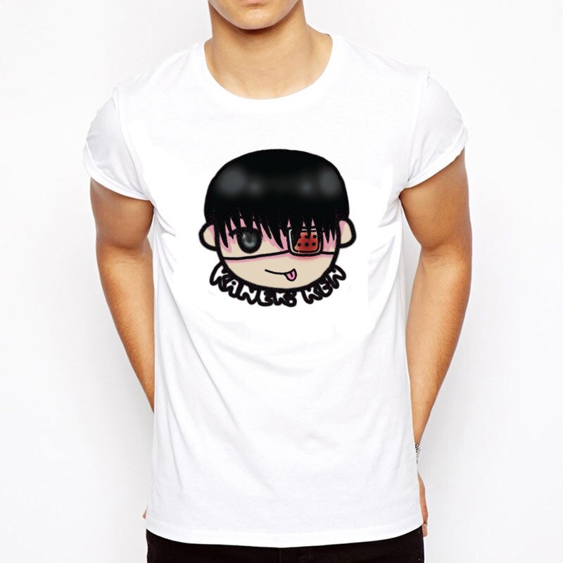 GHOUL t shirt Men anime T-Shirt male KANEKI KEN print t-shirt top Tee Clothes