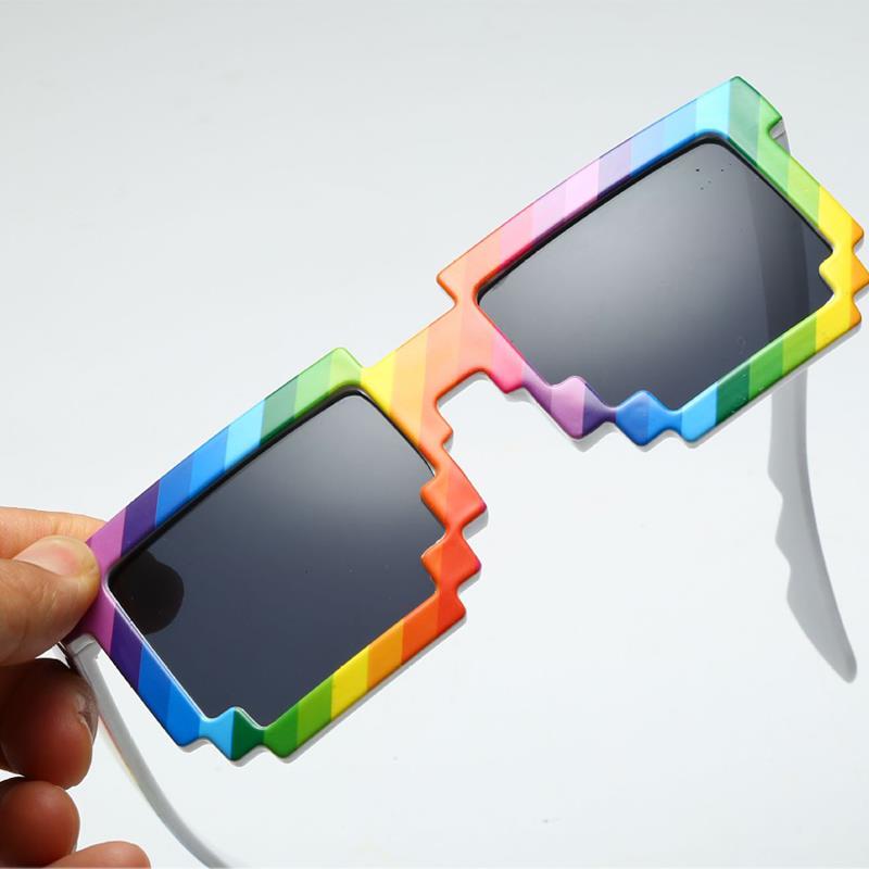 Long Keeper  Rainbow Colorful Sunglasses Men Women Fashion Goggles Plastic UV400 Eyewear Unisex Brand Designer