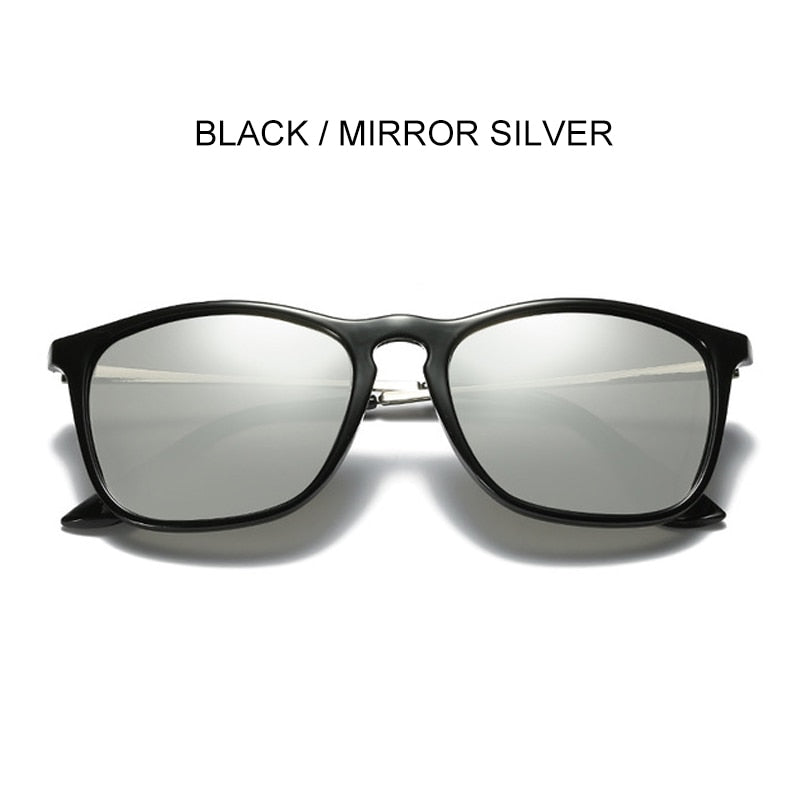 SIMPRECT Polarized Sunglasses For Men Luxury Brand Designer Square Sun Glasses Fashion Vintage Retro UV400 Shades For Women