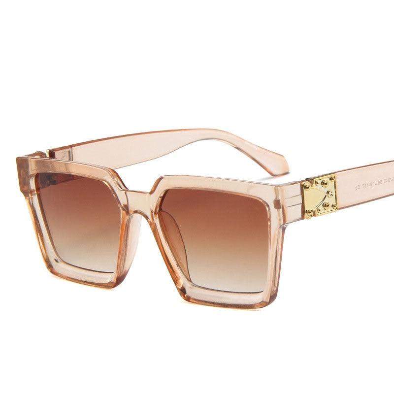 Yoovos Vintage Sunglasses Women Square Brand Designer Women Sunglasses Luxury Mirror Retro High Quality Female Oculos