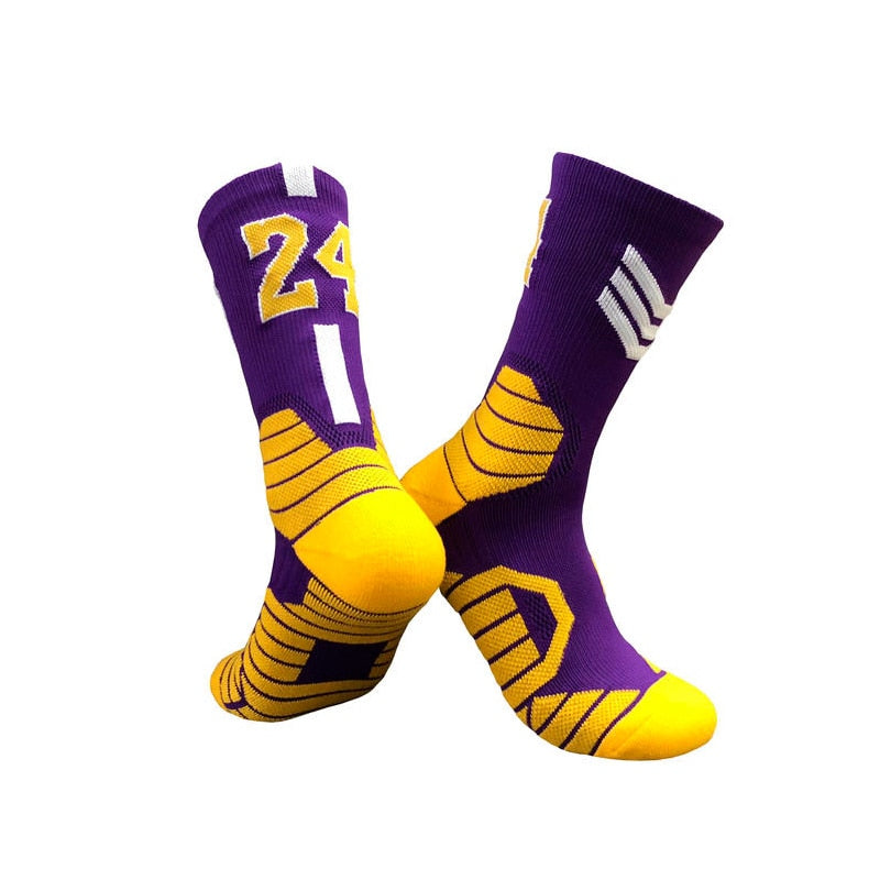 Professional Super Star Basketball Socks Elite Thick Sports Socks Non-slip Durable Skateboard Towel Bottom Socks Stocking