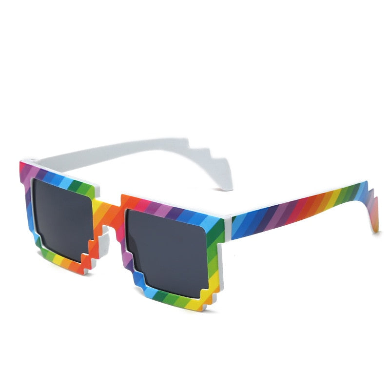 Long Keeper  Rainbow Colorful Sunglasses Men Women Fashion Goggles Plastic UV400 Eyewear Unisex Brand Designer