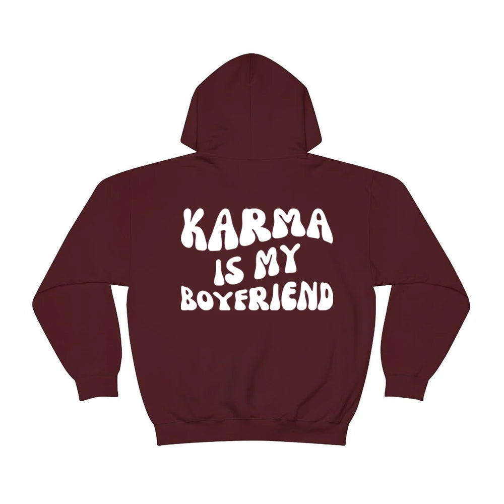 Karma Is My Boyfriend Hoodie Midnights Inspired Hooded Sweatshirt