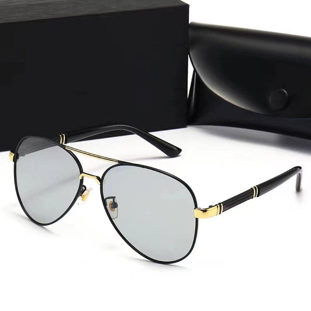 New Luxury Men Polarized Sunglasses Driving Sun Glasses For Men Women Brand Designer Male Vintage Black Glasses UV400 Eyewear