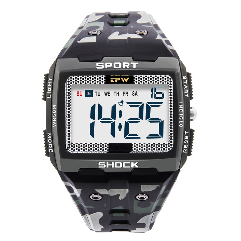 Big Numbers Oversized Digital Watch Easy to Read 5ATM Water Resistant