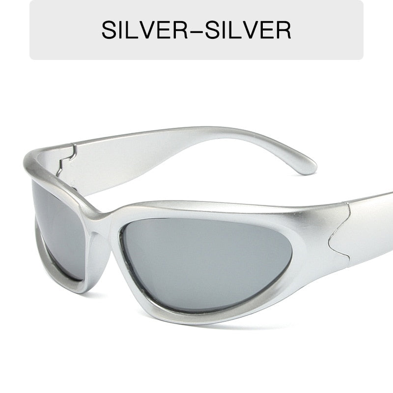 NEW Y2k Sunglasses Women Men Brand Design Mirror Sport Luxury Vintage Unisex Sun Glasses Men Driver Shades Oculos UV400