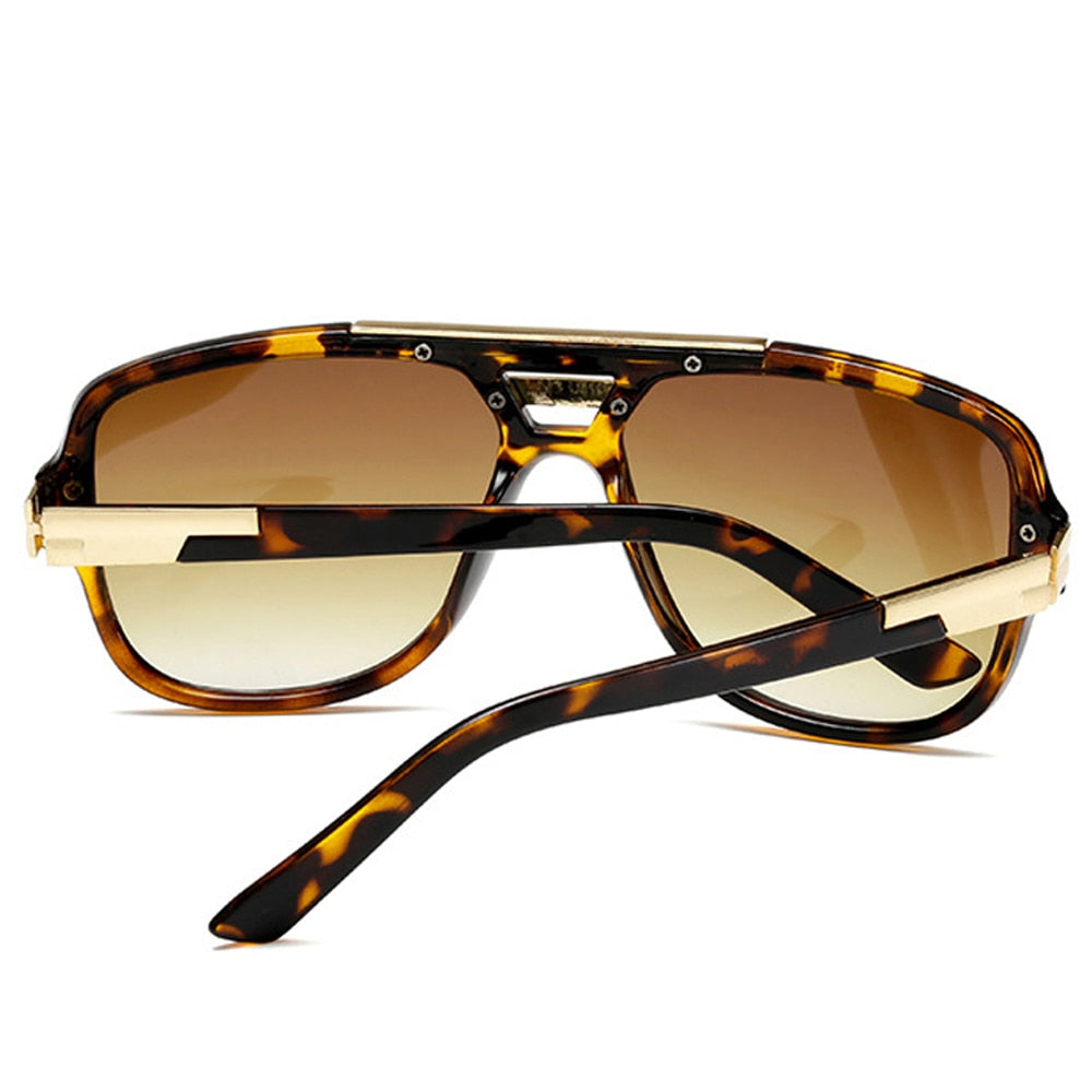 Brand Design Men Sunglasses Vintage Male Square Sun Glasses Luxury Gradient Sunglass UV400 Shades gafas de sol hombre