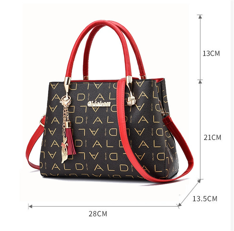 PU Leather Casual Crossbody Bags for Women Ladies Luxury Designer Tote Handbag Female Large Capacity Travel Shoulder Bag Sac