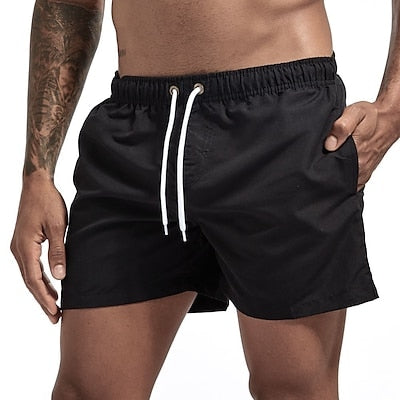 Men Swim Shorts Swim Trunks Quick Dry Board Shorts Bathing Suit Breathable Drawstring With Pockets for Surfing Beach Summer