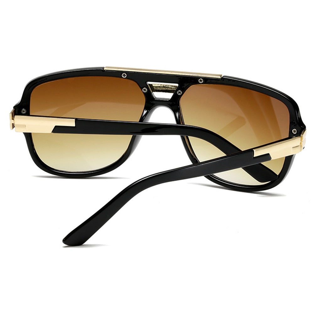 Brand Design Men Sunglasses Vintage Male Square Sun Glasses Luxury Gradient Sunglass UV400 Shades gafas de sol hombre
