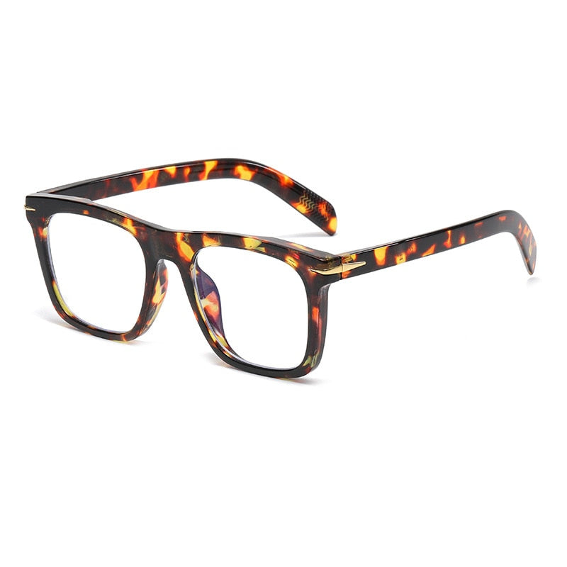 Classic Men's Square Sunglasses Fashion Brand Designer Rivet Retro Women Sun Glasses UV400  Beckham Style Driver Eyewear