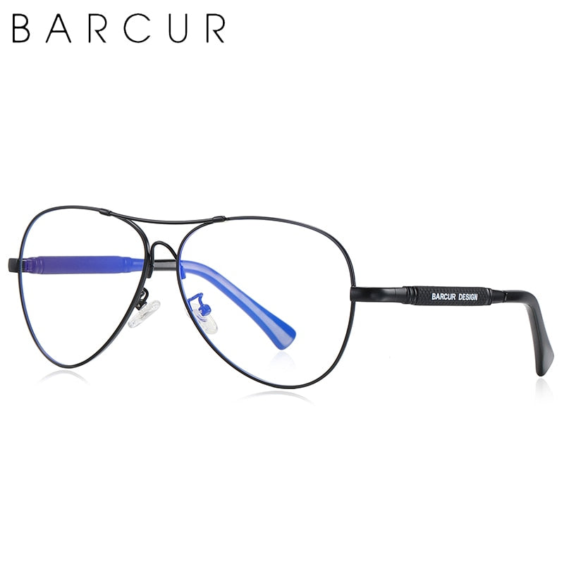 BARCUR Original Men Sunglasses Polarized Anti Blue Light Protect Men Sun Glasses Women Pilot UV400 Eyewear