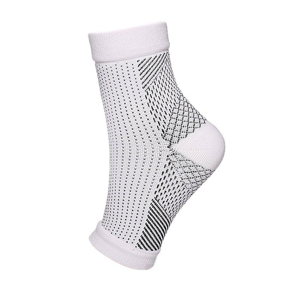 Foot angel anti fatigue compression foot sleeve Ankle Support Running Cycle Basketball Sports Socks Outdoor Men Ankle Brace Sock