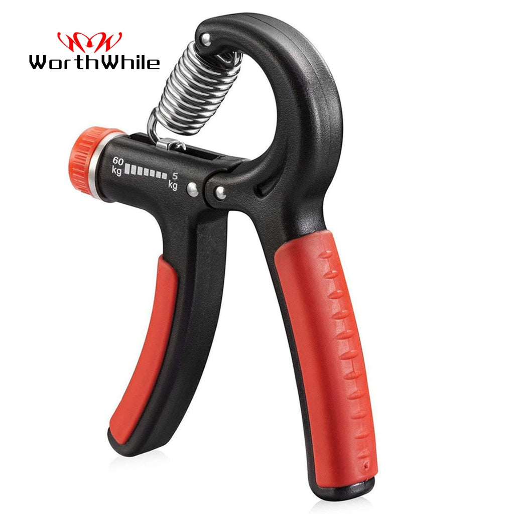 WorthWhile 5-60Kg Gym Fitness Hand Grip Men Adjustable Finger Heavy Exerciser Strength for Muscle Recovery Hand Gripper Trainer