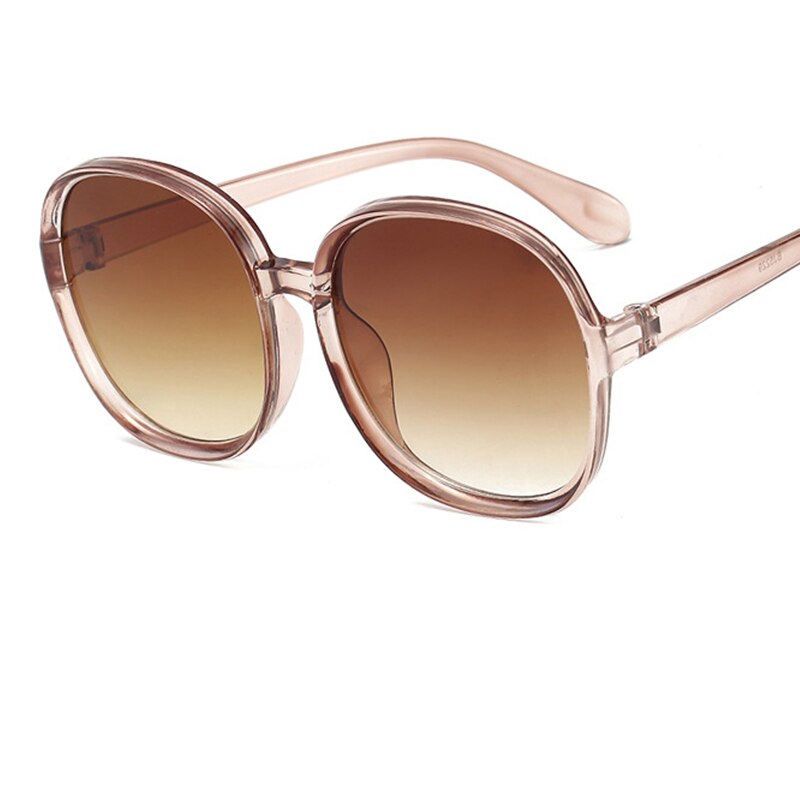 Oversized Round Women Sunglasses luxury big frame vintage gradient Glasses fashion shades Brand designer sunglass