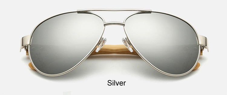Ralferty Vintage Pilot Wood Sunglasses Men Women UV400 Gradient Sun Glasses Driver Sport Eyewear Original Bamboo Sunglass