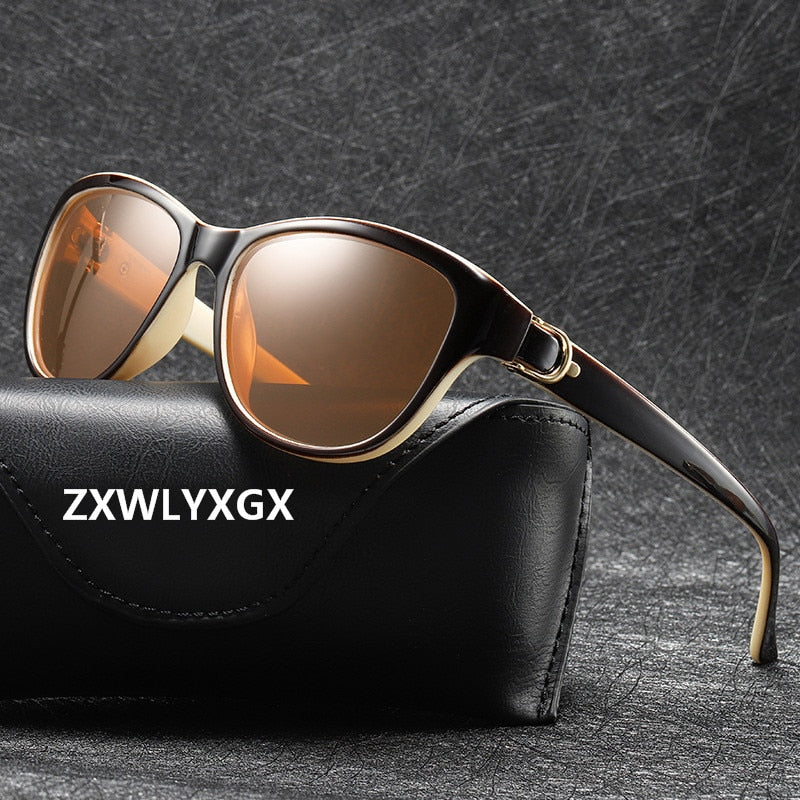 Luxury Brand Design Cat Eye Polarized Sunglasses Men Women Lady Elegant Sun Glasses Female Driving Eyewear Oculos De Sol
