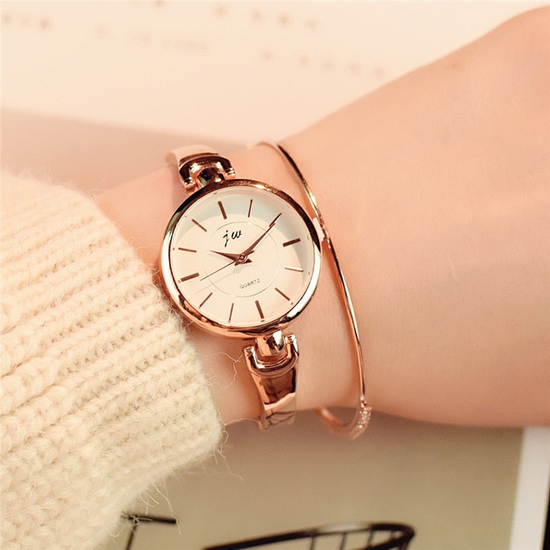Luxury Crystal Rose Gold Watches Women Fashion Bracelet Quartz Watch Women Dress Watch Relogio Feminino orologio donna