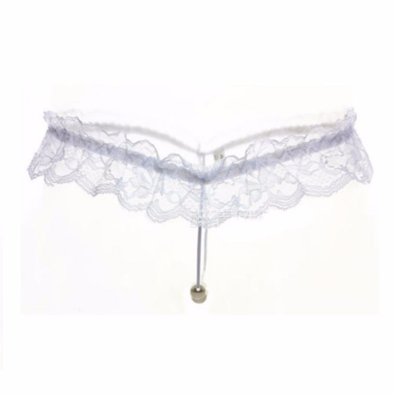 Sexy Women Pearl Panties Lace G String Temptation Underwear Ladies Tanga Hipster Thong Transparent Dessous Elastic Underpants
