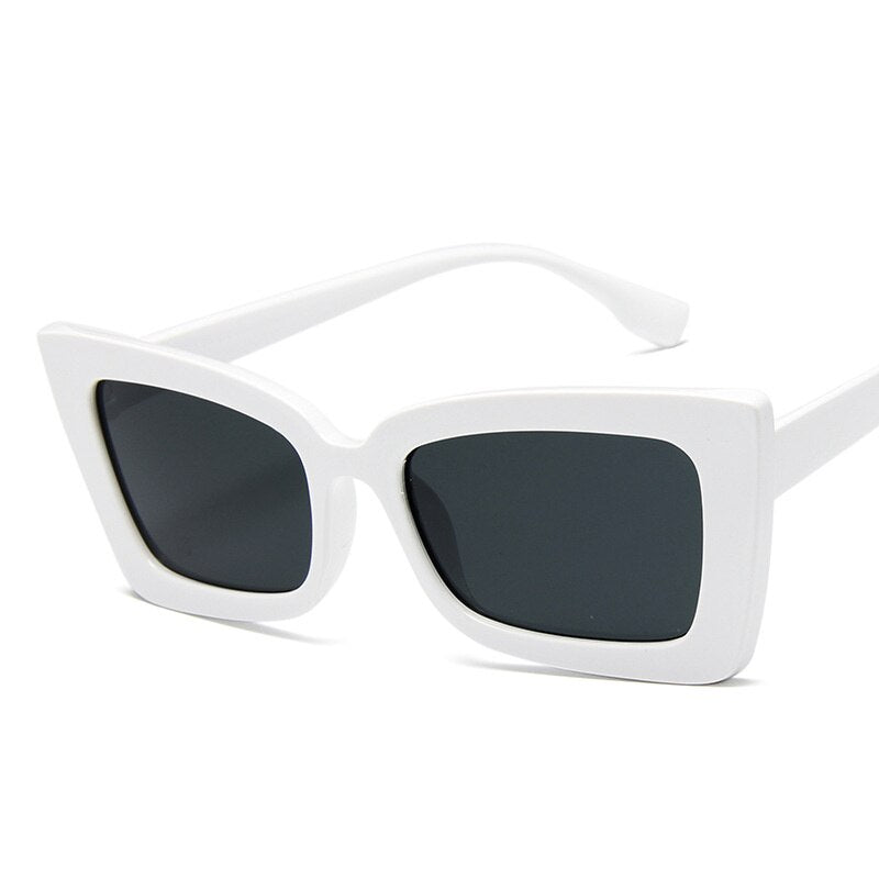 COOYOUNG New Square Sunglasses Women Brand Designer Cat Eye Outdoor Travel Driving Sunglass Sun Glasses UV400