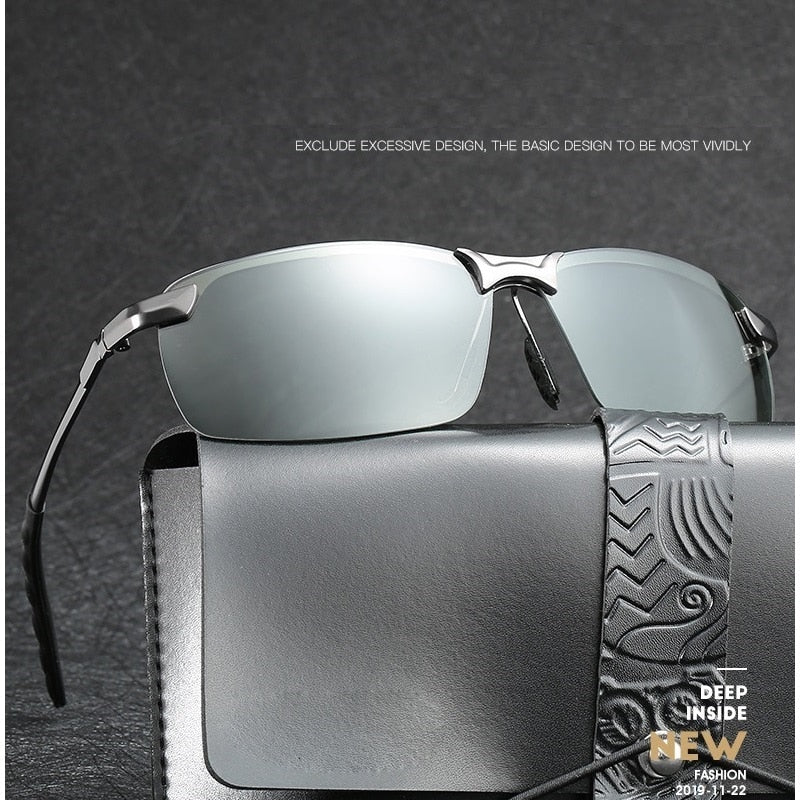 Photochromic Sunglasses Men Polarized Driving Chameleon Glasses Male Change Color Sun Glasses Day Night Vision Driver&#39;s Eyewear