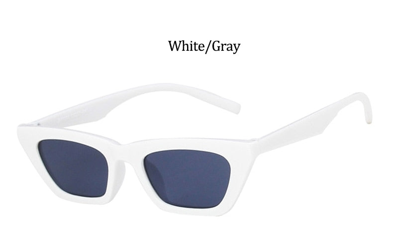 vintage Black Rectangle Shades Sun Glasses For Women Fashion New Fashion Small Square Sunglasses Woman Luxury Brand