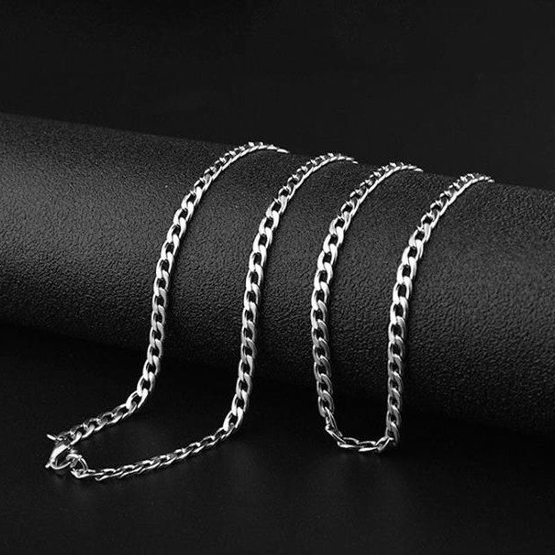 Stainless Steel  Necklace Long Hip Hop for Women Men on The Neck Fashion Jewelry Gift Accessories Silver Color Choker