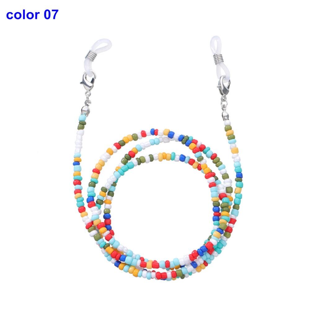 Wgoud New Anti-Lost Eyeglass Strap Beaded Mask Fashion Reading Glasses Sunglasses Spectacles Holder Neck Cord