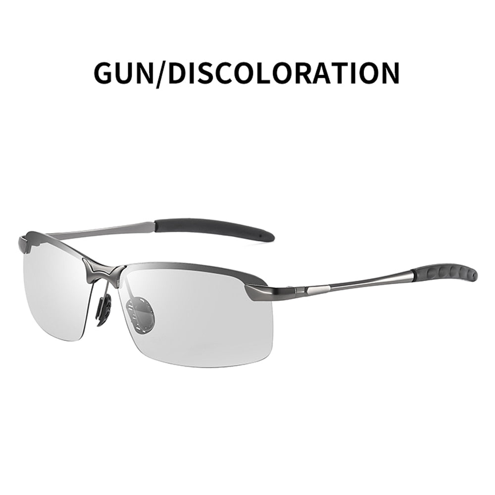 Photochromic Sunglasses Men Polarized Driving Chameleon Glasses Male Change Color Sun Glasses Day Night Vision Driver&